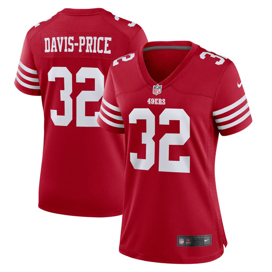 Tyrion Davis-Price San Francisco 49ers Nike Women's Game Player Jersey - Scarlet