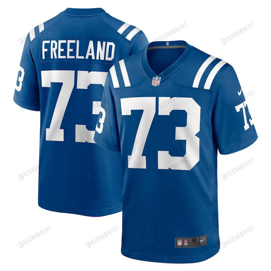 Blake Freeland 73 Indianapolis Colts Men Team Game Jersey - Royal