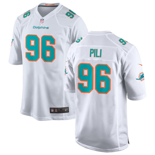 Brandon Pili Miami Dolphins Nike Game Jersey - White