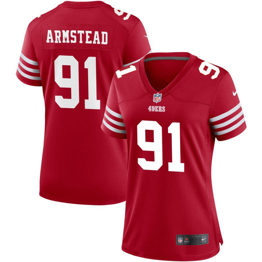 Arik Armstead San Francisco 49ers Nike Women's Game Jersey - Scarlet