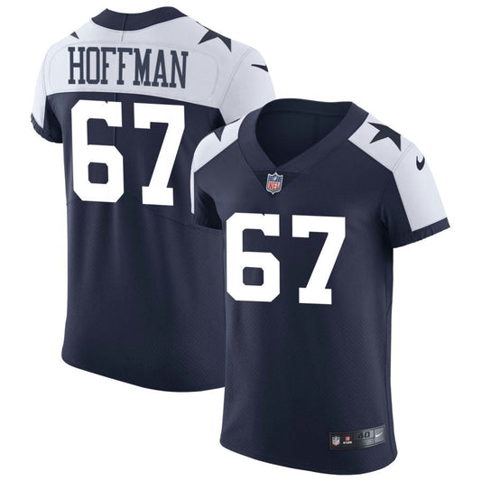 Brock Hoffman Dallas Cowboys Nike Alternate Vapor Elite Jersey - Navy