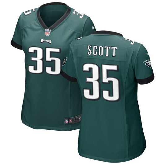 Boston Scott Philadelphia Eagles Nike Women's Game Jersey - Midnight Green