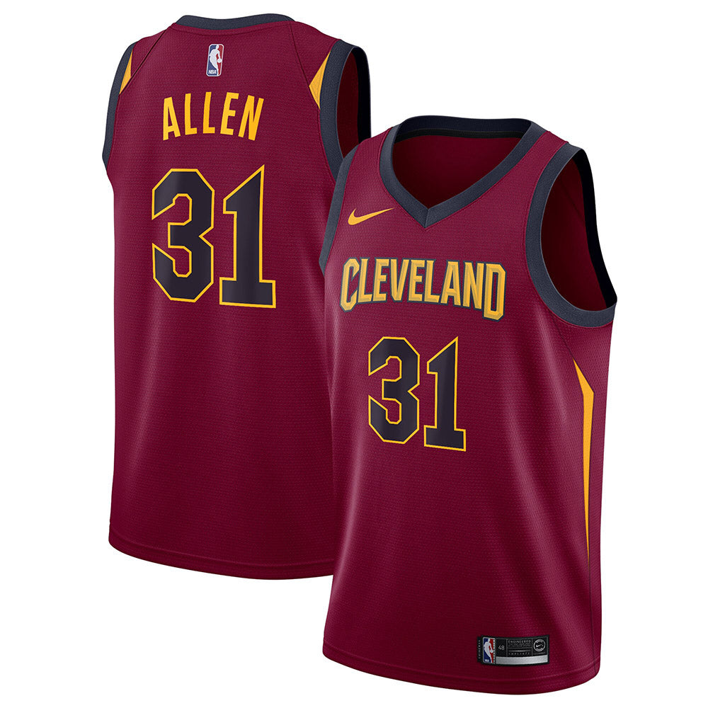 Youth Cleveland Cavaliers Jarrett Allen Icon Edition Jersey - Maroon