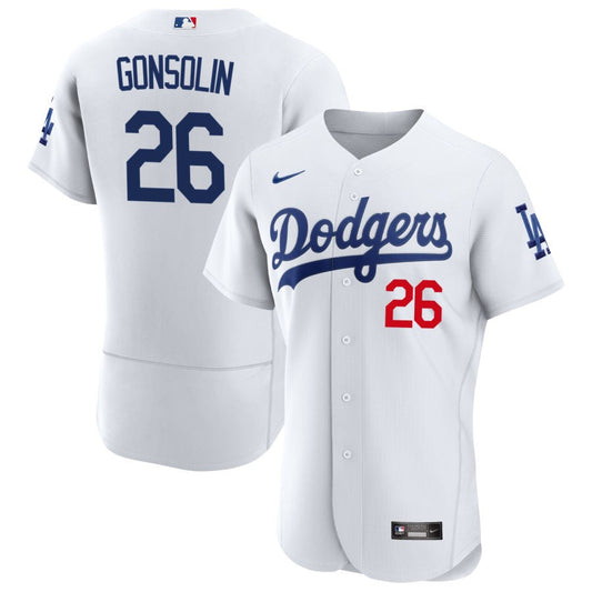 Tony Gonsolin Los Angeles Dodgers Nike Home Authentic Patch Jersey - White