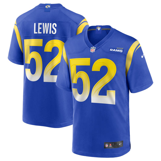 Terrell Lewis Los Angeles Rams Nike Game Jersey - Royal