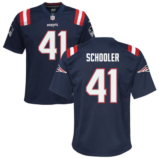 Brenden Schooler New England Patriots Nike Youth Game Jersey - Navy