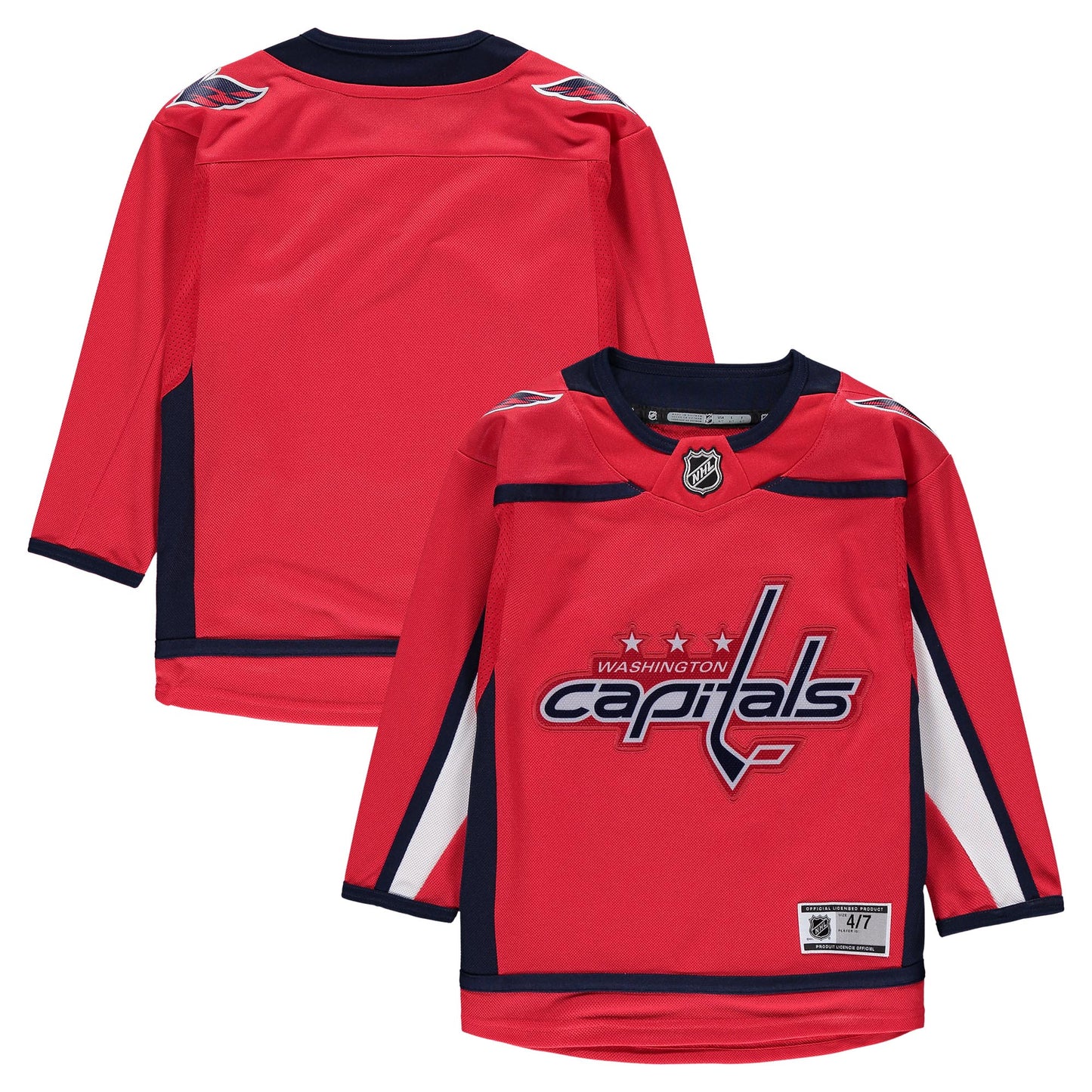 Washington Capitals Preschool Home Team Premier Jersey - Red