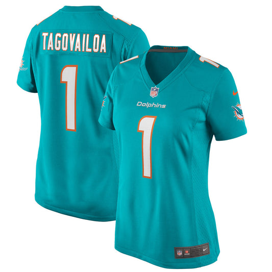 Women's Miami Dolphins Tua Tagovailoa Game Jersey Aqua