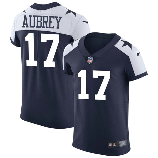 Brandon Aubrey Dallas Cowboys Nike Alternate Vapor Elite Jersey - Navy