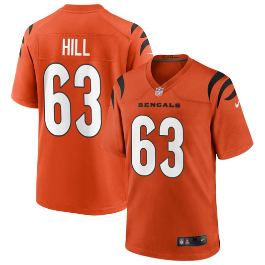 Trey Hill Cincinnati Bengals Nike Youth Alternate Game Jersey - Orange