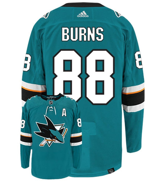 Brent Burns San Jose Sharks Adidas Primegreen Authentic NHL Hockey Jersey