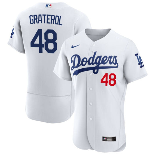 Brusdar Graterol Los Angeles Dodgers Nike Home Authentic Patch Jersey - White