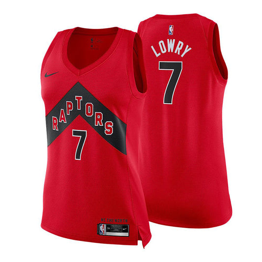 Women's Toronto Raptors Kyle Lowry Icon Edition Jersey - Red