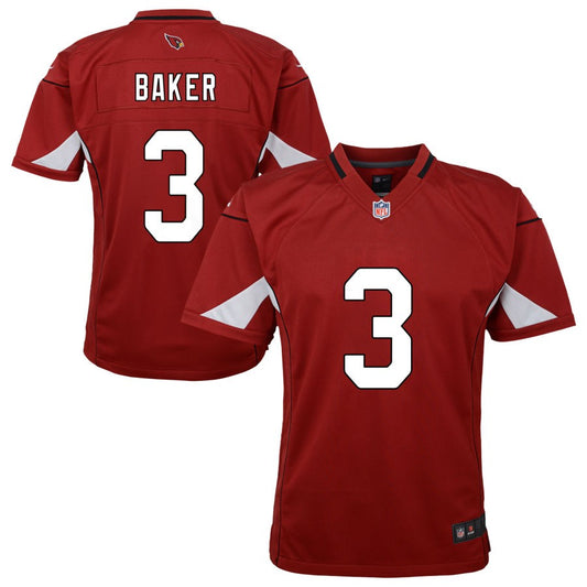 Budda Baker Arizona Cardinals Nike Youth Team Game Jersey - Cardinal