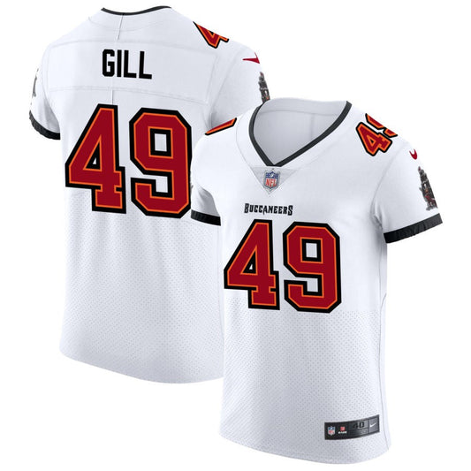 Cam Gill Tampa Bay Buccaneers Nike Vapor Elite Jersey - White