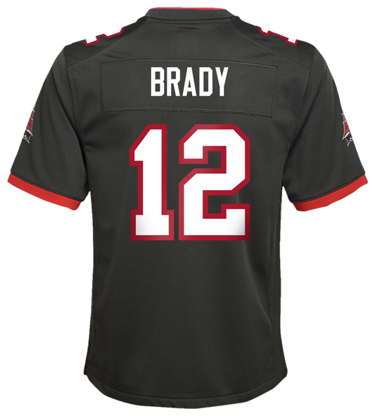 Boys' Grade School Brady Tom Nike Buccaneers Game Jersey - Black