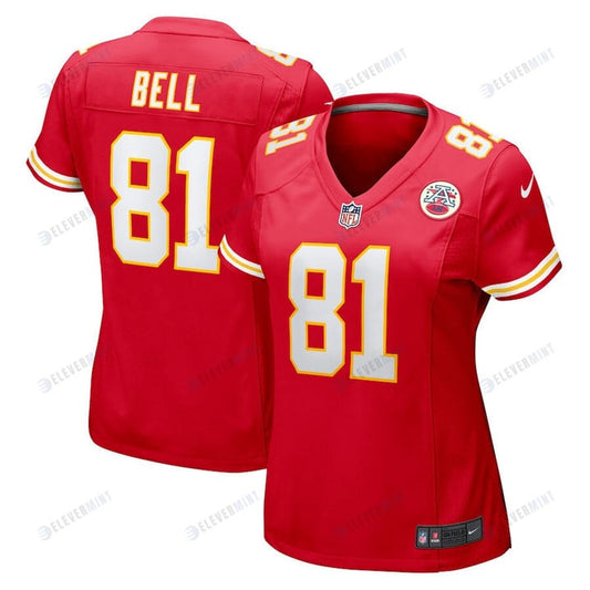 Blake Bell 81 Kansas City Chiefs Game Women Jersey - Red