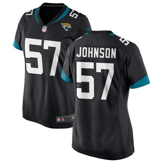 Caleb Johnson Jacksonville Jaguars Nike Women's Jersey - Black