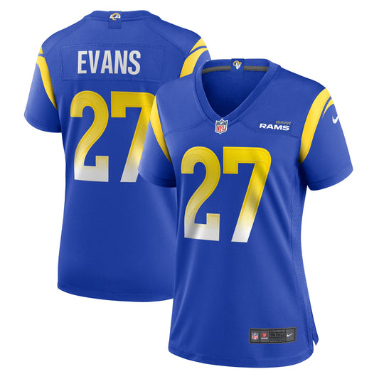 Tiyon Evans Los Angeles Rams Nike Women's Home Game Jersey - Royal