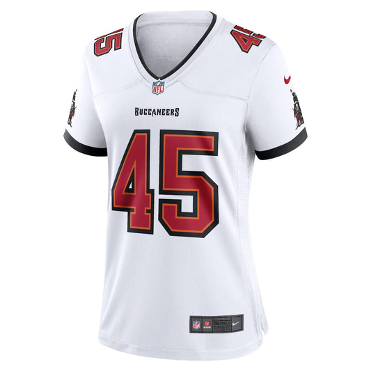 Women's Devin White Nike Buccaneers Throwback Game Jersey - White