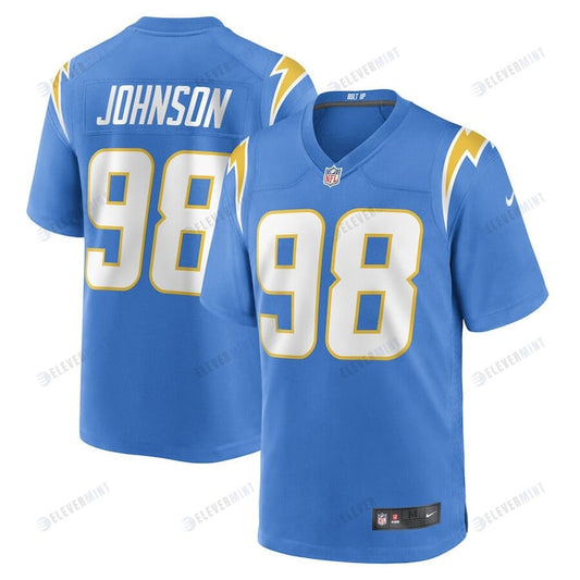 Austin Johnson Los Angeles Chargers Game Player Jersey - Powder Blue