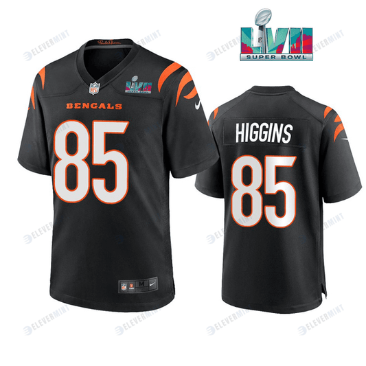 Tee Higgins 85 Tee Cincinnati Bengals Super Bowl LVII Men Game Jersey