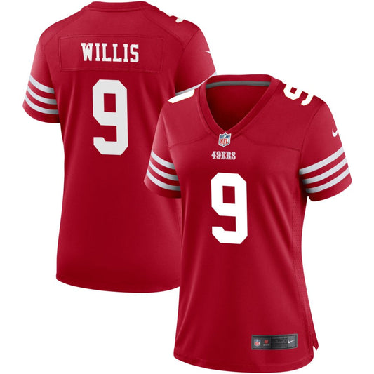 Brayden Willis San Francisco 49ers Nike Women's Game Jersey - Scarlet