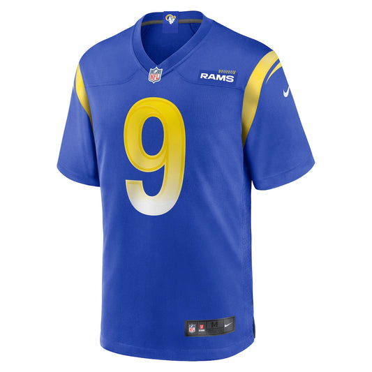 Boys' Grade School Matthew Stafford Nike Rams Game Jersey - Blue