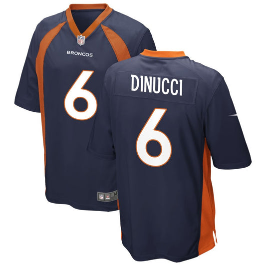 Ben DiNucci Denver Broncos Nike Youth Game Jersey - Navy