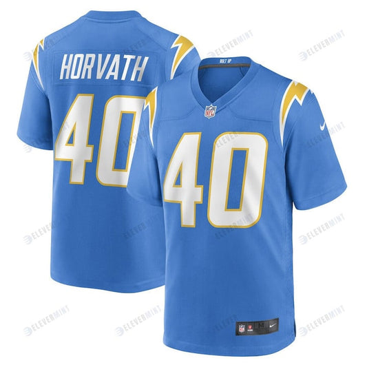 Zander Horvath Los Angeles Chargers Game Player Jersey - Powder Blue