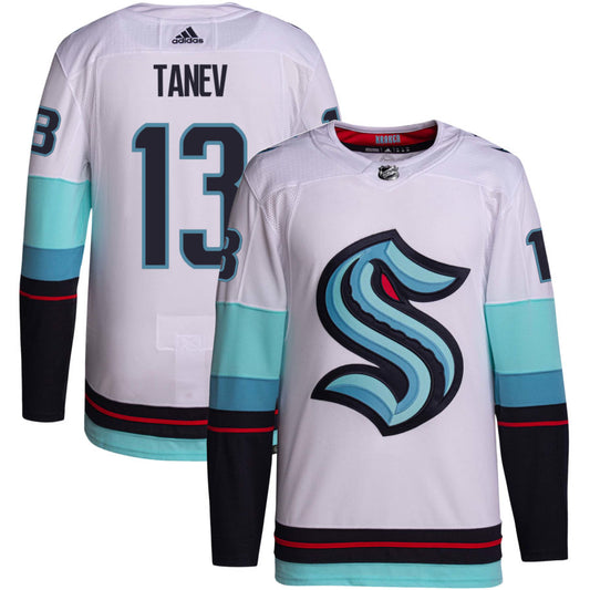 Brandon Tanev Seattle Kraken adidas Away Primegreen Authentic Jersey - White