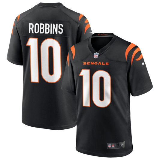 Brad Robbins Cincinnati Bengals Nike Youth Logo Game Jersey - Black