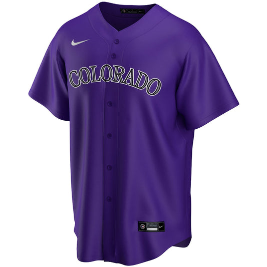 Boys' Grade School  Nike Rockies Home Replica Team Jersey - Purple