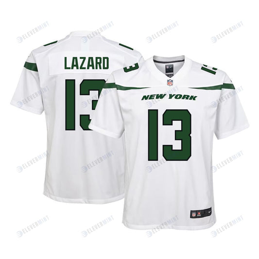 Allen Lazard 13 New York Jets Youth Game Jersey - White