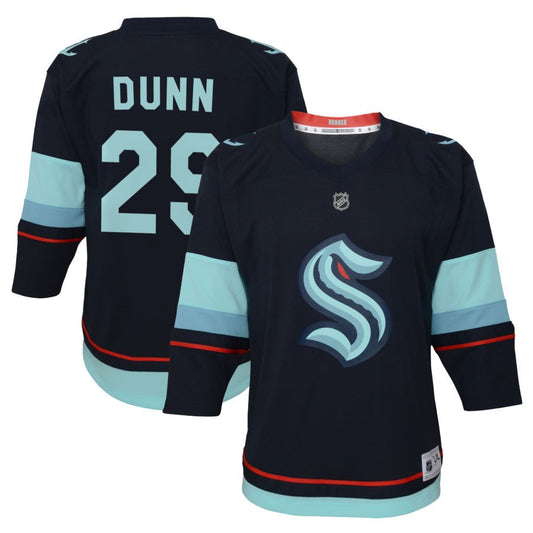 Vince Dunn Seattle Kraken Youth Home Replica Jersey - Navy