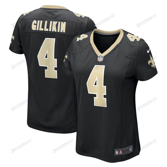 Blake Gilikin 4 New Orleans Saints Women's Game Jersey - Black