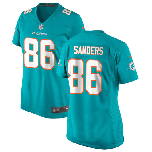 Braylon Sanders Miami Dolphins Nike Women's Game Jersey - Aqua