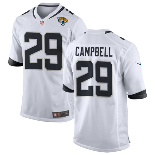 Tevaughn Campbell Jacksonville Jaguars Nike Youth Game Jersey - White