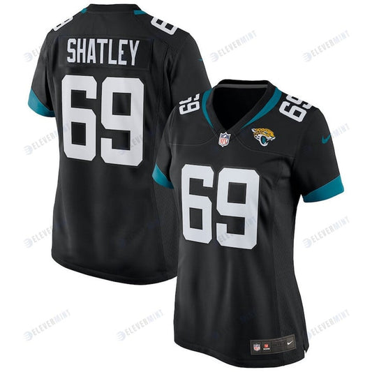 Tyler Shatley 69 Jacksonville Jaguars Women's Game Jersey - Black