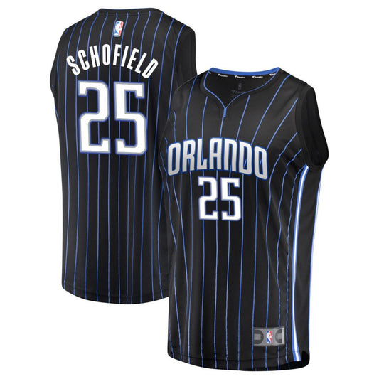 Admiral Schofield Orlando Magic Fanatics Branded Youth Fast Break Replica Jersey Black - Icon Edition