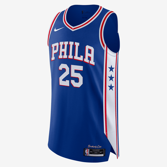 Ben Simmons 76ers Icon Edition 2020 Nike NBA Authentic Jersey - Rush Blue