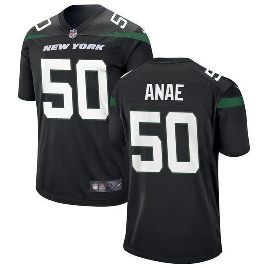 Bradlee Anae New York Jets Nike Youth Game Jersey - Black