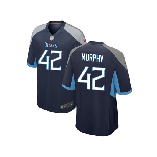 Caleb Murphy Tennessee Titans Nike Youth Game Jersey - Navy