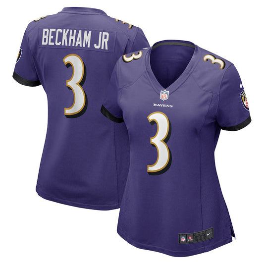 Women's Baltimore Ravens Odell Beckham Jr. Game Jersey - Purple