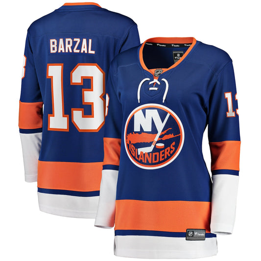 Women's Mathew Barzal Fanatics Islanders Home Premier Breakaway Jersey - Blue