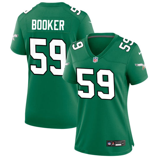 Thomas Booker Philadelphia Eagles Nike Women's Alternate Game Jersey - Kelly Green