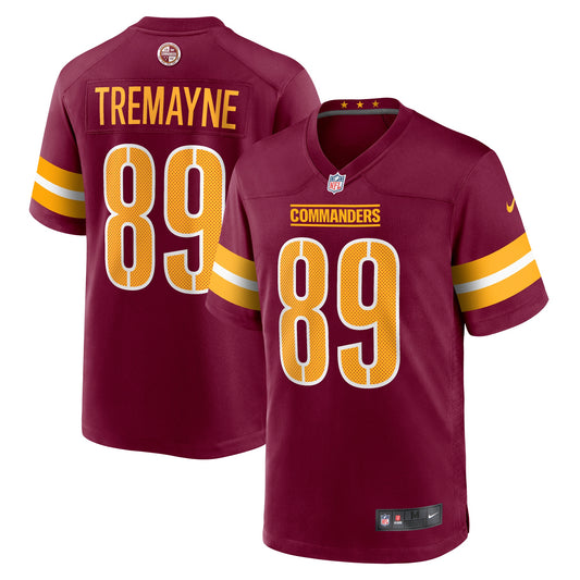 Brycen Tremayne Washington Commanders Nike Team Game Jersey - Burgundy