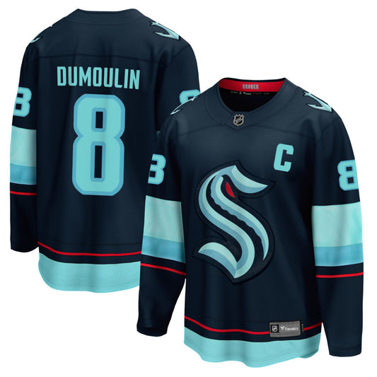 Brian Dumoulin Seattle Kraken Fanatics Branded Home Breakaway Jersey - Navy