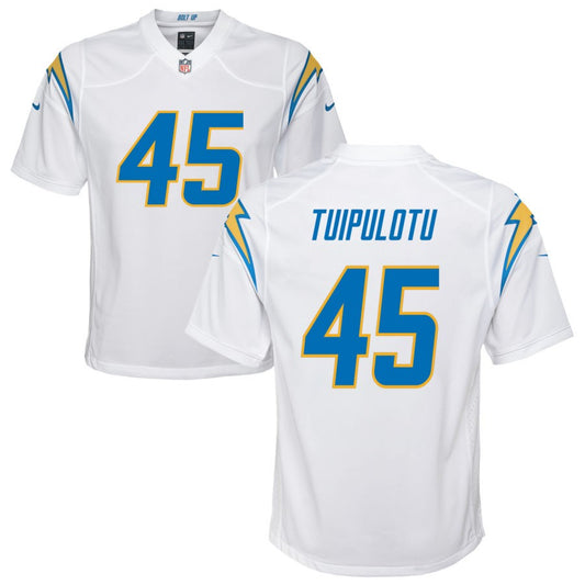 Tuli Tuipulotu Los Angeles Chargers Nike Youth Game Jersey - White