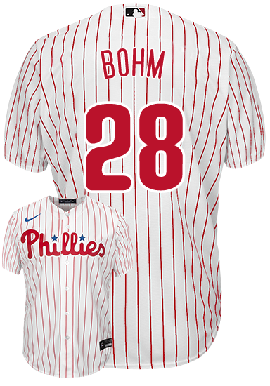 Alec Bohm Jersey - Philadelphia Phillies Replica Adult Home Jersey